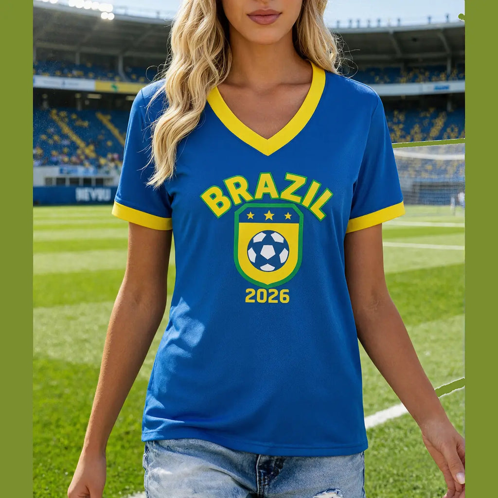 Women's Soccer Jerseys - Unisex Sports Graphic Tee - Casual Top for Soccer Fans