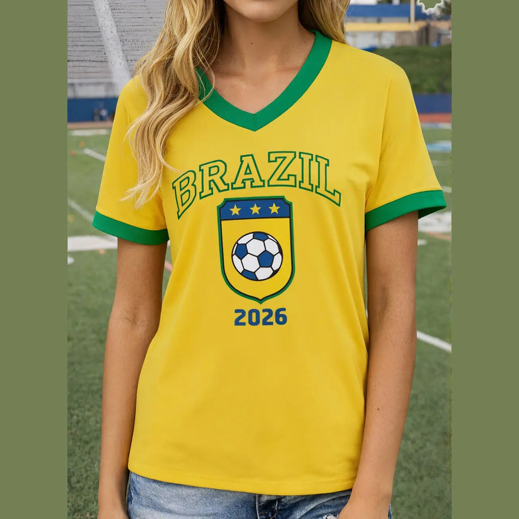 Women's Soccer Jerseys - Unisex Sports Graphic Tee - Casual Top for Soccer Fans