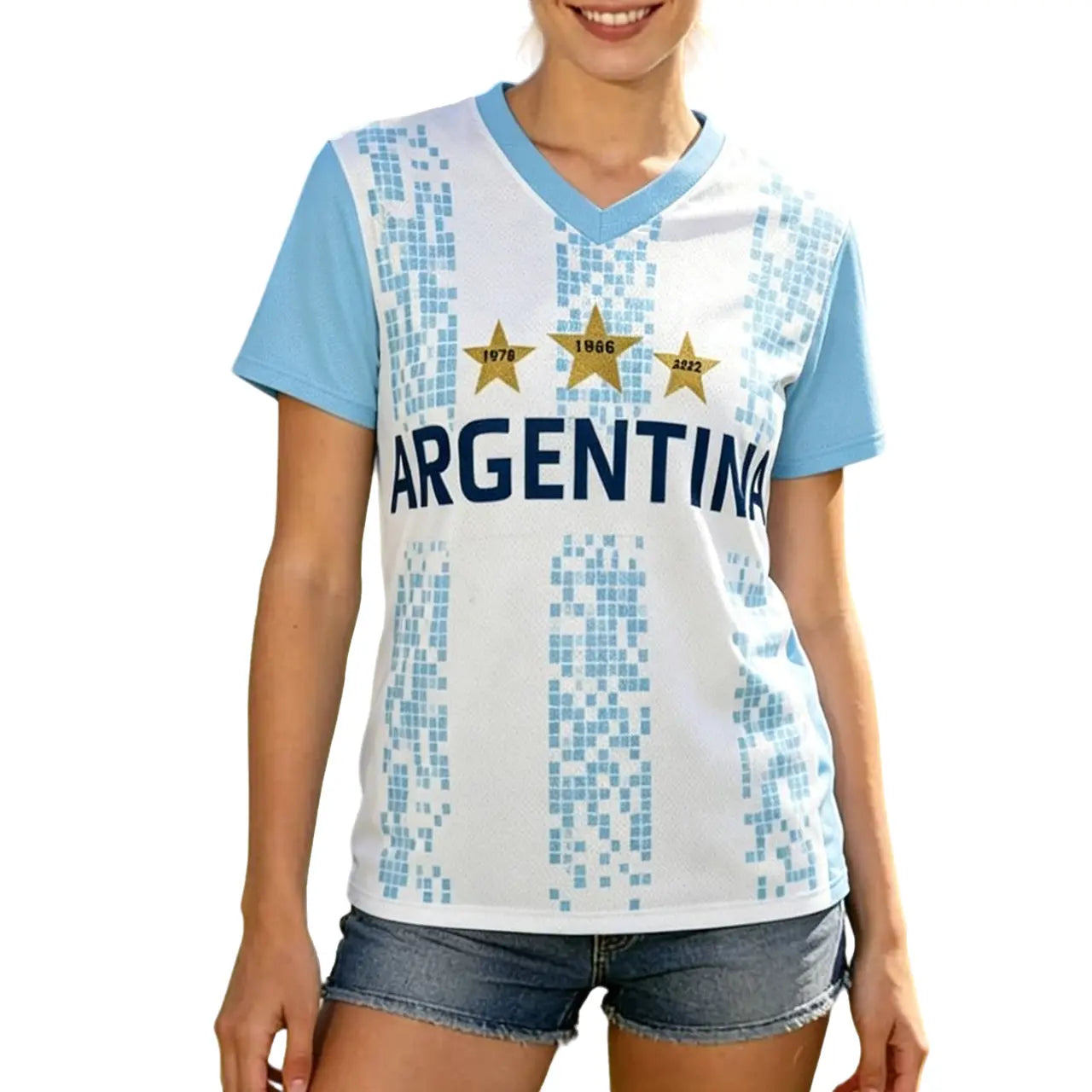 Soccer jersey, Unisex Sports Graphic Tee, Casual T Shirt for Soccer Fans