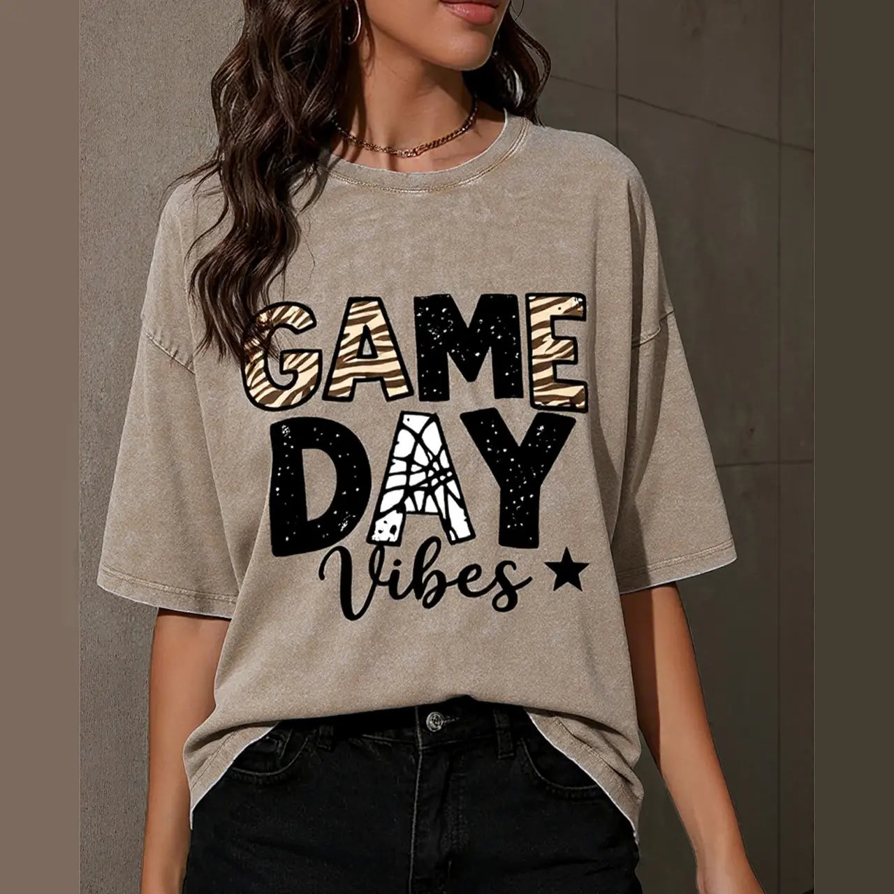 Soccer Mom Essentials Crewneck T-Shirt for Women Pure Cotton Soft Breathable Graphic Tee Perfect for Casual Outings and Special Occasions