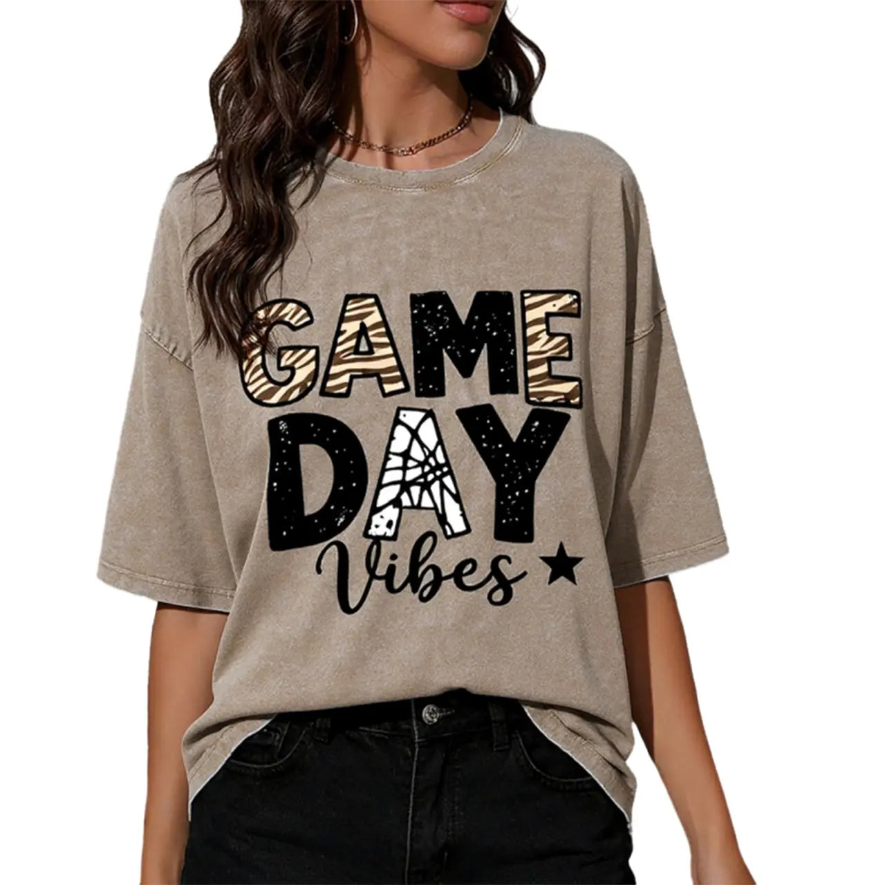 Soccer Mom Essentials Crewneck T-Shirt for Women Pure Cotton Soft Breathable Graphic Tee Perfect for Casual Outings and Special Occasions